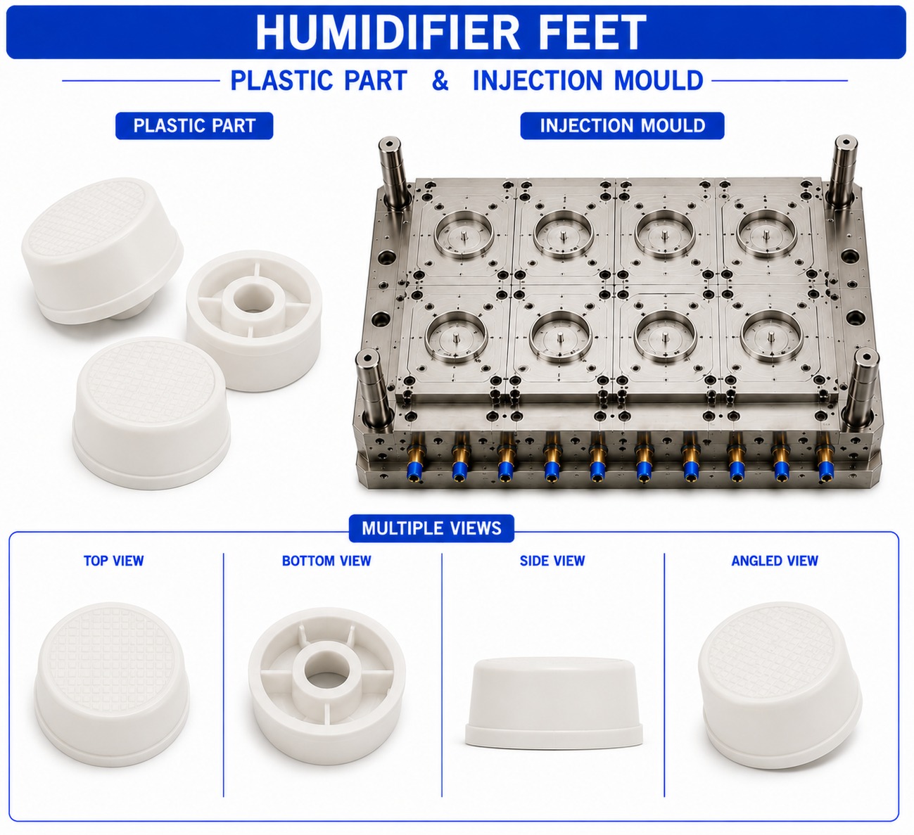 Humidifier Plastic Feet Mould and Moulding Service